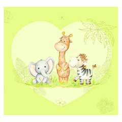 Papel de Parede Adesivo Infantil Safari Animais Quarto Menino Menina - 631pc - comprar online