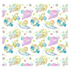 Papel de Parede Adesivo Infantil Foguete Espaço Animais Quarto Menino Menina - 634pc - comprar online