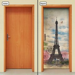 Adesivo Decorativo de Porta - Torre Eiffel - 637cnpt - comprar online