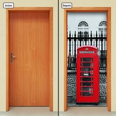 Adesivo Decorativo de Porta - Cabine Telefônica - 638cnpt - comprar online