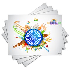 Jogo Americano - India com 4 peças - 640Jo