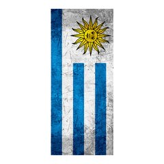 Adesivo Decorativo de Porta - Bandeira Uruguai - 648cnpt na internet