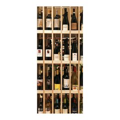 Adesivo Decorativo de Porta - Garrafas de Vinhos - 651cnpt na internet