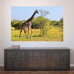 Painel Adesivo de Parede - Girafa - 652pn