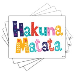 Jogo Americano - Hakuna Matata com 4 peças - 653Jo