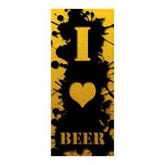 Adesivo Decorativo de Porta - I Love Beer - 655cnpt na internet