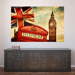 Painel Adesivo de Parede - Big Ben - Londres - 663pn