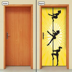 Adesivo Decorativo de Porta - Pole Dance - 671cnpt - comprar online