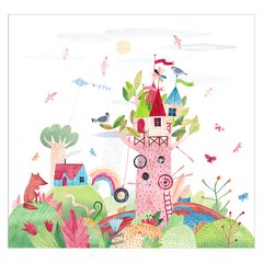 Papel de Parede Adesivo Infantil Floresta Quarto Criança - 671pc - comprar online