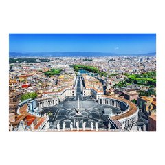 Painel Adesivo de Parede - Praça de São Pedro - Vaticano - 673pn - comprar online