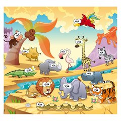 Papel de Parede Adesivo Infantil Safari Animais Quarto Bebe - 675pc - comprar online