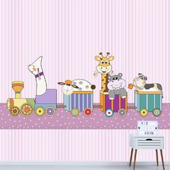 Papel de Parede Adesivo Infantil Animais Quarto Menina - 678pc