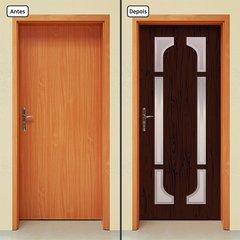 Adesivo Decorativo de Porta - Porta de Madeira - 682cnpt - comprar online