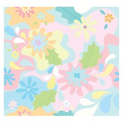 Papel de Parede Adesivo Infantil Flores Quarto Menina - 692pc - comprar online