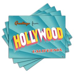 Jogo Americano - Hollywood com 4 peças - 694Jo