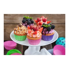 Painel Adesivo de Parede - Cupcakes - 696pn - comprar online