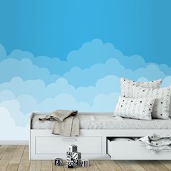 Papel de Parede Adesivo Infantil Nuvens Quarto Bebe - 698pc