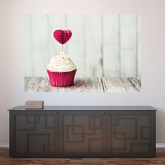 Painel Adesivo de Parede - Cupcake - 698pn