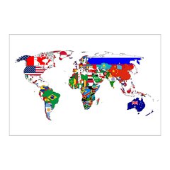 Painel Adesivo de Parede - Mapa Mundi - 700pn - comprar online