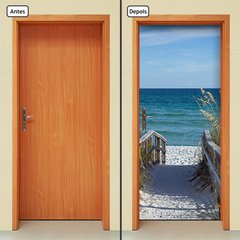 Adesivo Decorativo de Porta - Praia - 731cnpt - comprar online