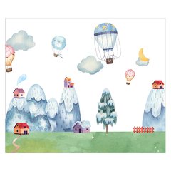 Papel de Parede Adesivo Infantil Paisagem Quarto Bebe - 732pc na internet