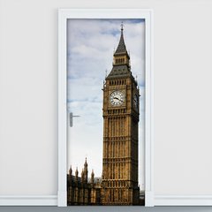 Adesivo Decorativo de Porta - Londres - Big Ben - 733cnpt