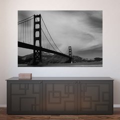 Painel Adesivo de Parede - Ponte Golden Gate - 735pn