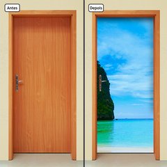 Adesivo Decorativo de Porta - Praia - Tailândia - 742cnpt - comprar online