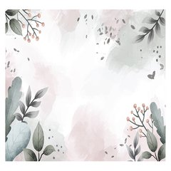 Papel de Parede Adesivo Infantil Floral Quarto Bebe - 747pc - comprar online