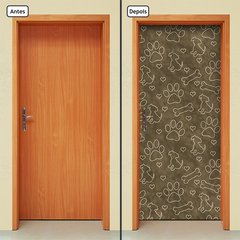 Adesivo Decorativo de Porta - Pet Shop - Animais - 749cnpt - comprar online