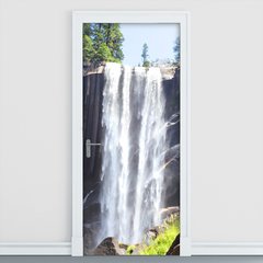 Adesivo Decorativo de Porta - Cachoeira - 753cnpt