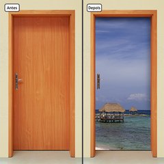 Adesivo Decorativo de Porta - Praia - 754cnpt - comprar online