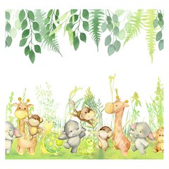 Papel de Parede Adesivo Infantil Safari Floresta Quarto - 758pc - comprar online