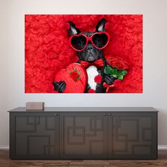 Painel Adesivo de Parede - Cachorro - Pet Shop - 771pn