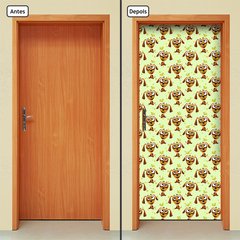 Adesivo Decorativo de Porta - Cachorros - Animais - 781cnpt - comprar online