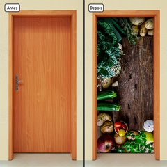 Adesivo Decorativo de Porta - Verduras - Alimentos - 793cnpt - comprar online
