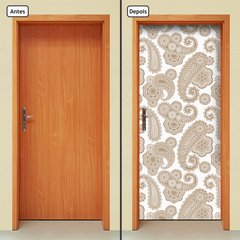 Adesivo Decorativo de Porta - Floral - 798cnpt - comprar online