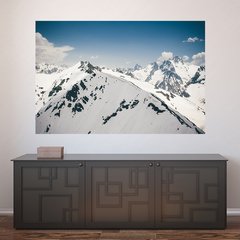 Painel Adesivo de Parede - Montanhas - Neve - 800pn