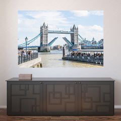 Painel Adesivo de Parede - Londres - Tower Bridge - 808pn