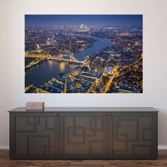 Painel Adesivo de Parede - Londres - Tower Bridge - 809pn
