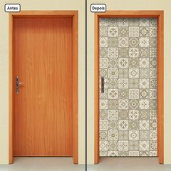 Adesivo Decorativo de Porta - Azulejos - 812cnpt - comprar online