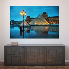 Painel Adesivo de Parede - Museu do Louvre - Paris - 812pn