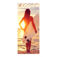 Adesivo Decorativo de Porta - Surfista - Surf - 818cnpt - comprar online