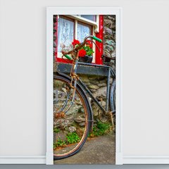 Adesivo Decorativo de Porta - Bicicleta - 823cnpt