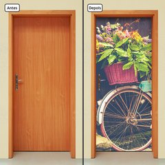 Adesivo Decorativo de Porta - Bicicleta - 827cnpt - comprar online