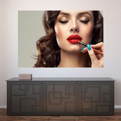 Painel Adesivo de Parede - Salão de Beleza - Maquiagem - 828pn