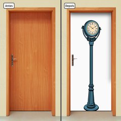 Adesivo Decorativo de Porta - Relógio - 832cnpt - comprar online