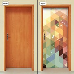 Adesivo Decorativo de Porta - Abstrato - 833cnpt - comprar online