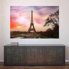 Painel Adesivo de Parede - Torre Eiffel - Paris - 835pn