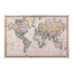 Painel Adesivo de Parede - Mapa Mundi - Mundo - 837pn - comprar online